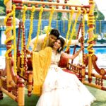 Chitra Shukla Instagram - Haldi ka lagaa Rang 😇 Jaise Holi khele Radha Krishna Sang ☺️ Unhi ke aashirwaad se Hamaara Prem hua Malang 🥰