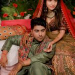 Chitra Shukla Instagram - Wrote each other’s name on our hands by #mehandi #vcwedding #3rd #december2023 @chitrashuklaofficial @realsupercop #vaibhavupadhyay #chitrashukla Indore, India