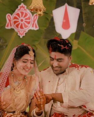 Chitra Shukla Instagram - Glimpses of our Love filled & deeply blessed Engagement ceremony 🏵️✨