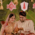 Chitra Shukla Instagram - Engagement day 💍 💍 #monday #4thdecember2023 #vcwedding #vaibhavupadhyay #chitrashukla #vc #chitrashuklaupadhyay #vaichi #vaibhavchitra #wedding Indore, India