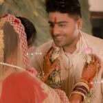 Chitra Shukla Instagram - Engagement day 💍 💍 #monday #4thdecember2023 #vcwedding #vaibhavupadhyay #chitrashukla #vc #chitrashuklaupadhyay #vaichi #vaibhavchitra #wedding Indore, India