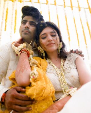 Chitra Shukla Instagram - 💛 Vaibhav Chitra ki haldi 💛
Our #haldiceremony

 #vcwedding #chitrashukla #vaibhavupadhyay #vc 

@realsupercop @chitrashuklaofficial