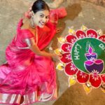 Cookies Swain Instagram - Happy Diwali to all 🙏💕 Rangoli by me - @cookies_swain P.c - @sweta___swain 😘