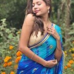 Cookies Swain Instagram - “The Marigold is a reminder that life is beautiful, even in its darkest moments.” Saree - My bestie @__rituparna__98 💙 P.c - @pratima.dolly30 😘