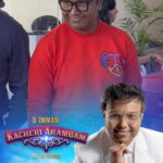 D. Imman Instagram - The crew has arrived 🤩⚡️ Kacheri Arambam 🥁 This Saturday, the 30th of December 📍 Venue - Sugathadasa Indoor Stadium 🕖 Time - 6PM Grab your tickets on BookMyShow! 🎤 #DImmanLiveinColombo #KacheriArambam