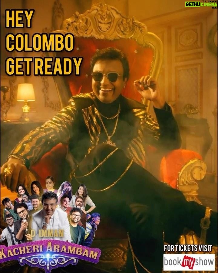 D. Imman Instagram - Hey ! Colombo get ready for the grand year end mucial night #dec30 #dimman #raaga2023 #yearendparty #colombo #viral #trending #music Colombo, Sri Lanka