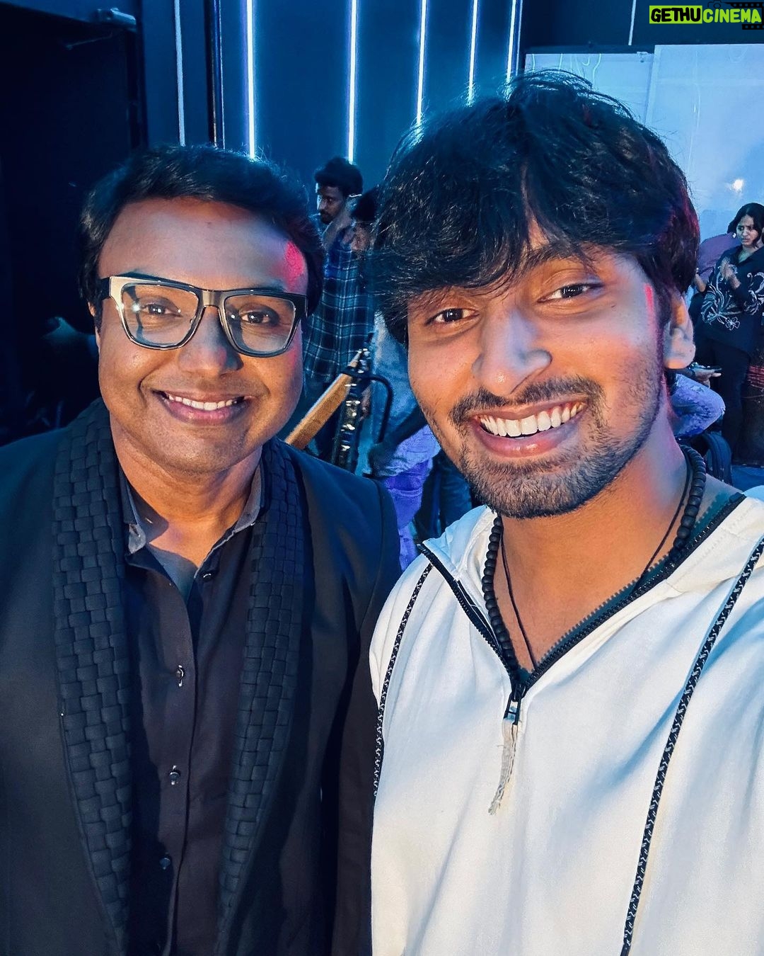 D. Imman Instagram - Glad to rope in Singer Adithya RK alongside Singer Shrutihaasan for Director R.Parthiban’s next directorial venture! Lyric by the man himself! A vibrant melodic number coming your way soon! A #DImmanMusical Praise God! @radhakrishnan_parthiban @adithyark.music @keerthanaparthiepan