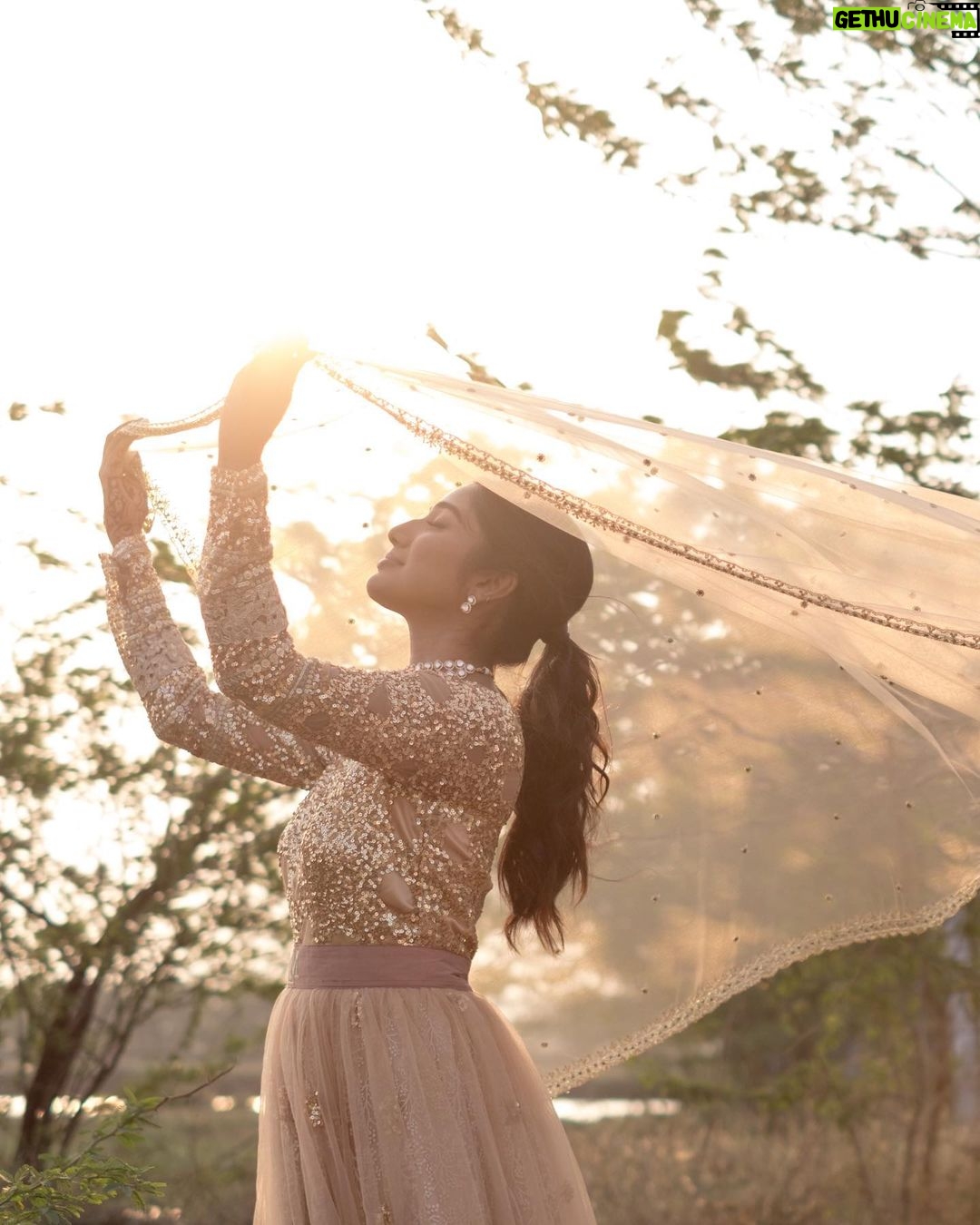 Deepika Venkatachalam Instagram - #Weddinglookbook Rajasthani themed Sangeeth (1/3) π«ΆπΌβ¨ We knew sangeeth would be full of fun and laughter with our close friends & family hence theme was set to Rajasthani for their vibe and joy. From the moment the theme was chosen, the quest for the perfect outfit began for me and Raja, because we were so excited for the Sangeeth to be precise. We wanted an outfit that spoke bling, sophistication and elegance. Our talented stylist @stylingbysamiha created a mood board with neutral shades and a sequin combination. The colours beige, brown and peach were shortlisted and finally, we chose the colour beige because that went well for both of our skin tones. And to add the bling, Samiha suggested going for sequins and net fabric. That was it. Colour and fabrics were fixed. Woooh ππ₯ When we were looking for a lot of designers @mayon_by_subhathracouture came across and we loved their works. From the moment we stepped into their store to the moment our outfits were delivered, they listened to every need and made sure we got what we wanted. The team gave us a lot of design options to choose and customize from and when the final design was shown, I fell in love instantly. Imagine a doll-like sequin-layered net gown - the top half adorned with glittering sequins that shine like stars, while the flattering netted bottom with twirl-worthy flares that add a touch of magic to every spin. Who will not fall in love with this beauty la?π π A bling outfit without perfect accessories is a No right?! Samiha chose a super cute and simple white stoned choker set from @fineshinejewels with a small earring and a ring. It added more elegance to the outfit and at the same time didn't steal the attention from the outfits as well. And on the day, when I was completely ready I felt like a Barbie doll myself ready to dance my heart out and have fun at our Sangeeth. π So what does my #instafam think? Do I look like a bling Indian barbie doll?π . πΈ @sakshi.ramakrishnan Decor @vizhamedai Makeup and hair : @snehamnj . #RnD #RnDwedding