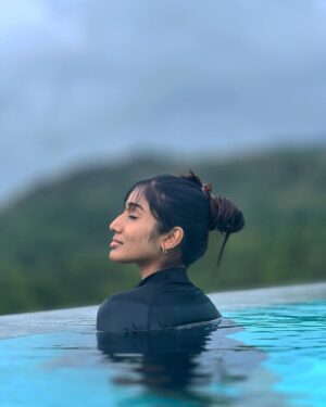 Deepika Venkatachalam Instagram - POV: Finding solace in the calmness surrounded by a walking green flag 🫶🏼🤍

Even though it's been more thane two weeks since our wedding, it still feels unreal because our bond as best friends remains unchanged. We have never spent a whole 24 hours together, but today having him constantly by my side, and sharing my room 😅 feels different in the most beautiful way imaginable, and I've grown to treasure and cherish his presence and enjoy it with each passing day. And what is more beautiful than your husband ( what !?) becoming your favorite roommate to chill and dance around with. 🙈 

In his presence, I am reminded of the beauty that exists in the simplest of moments and makes me realize just how fortunate I am to have him by my side. Every little thing he does makes me feel special and valued and shows the sea of love and respect he has in our relationship and I can't help but fall in love with him more and more every moment. And the most beautiful part is he does it so naturally from the heart. There is nothing more complete than to have found someone who effortlessly brings such joy and comfort into our lives. 

Today, I can confidently say that I have discovered true happiness and fulfillment in life, and with him, my life's puzzle has been completed in a most beautiful way possible! :")

When Mithra from Theri said, "I feel complete" I have wondered how and could never relate with the scene back then.  But today, as I stand on the other side experiencing it, from the man of my dreams, it makes sense that you don't need big fancy things to feel content and complete, and it always lies in the little things of life. :’) 

Even if you're feeling uncertain about life right now, remember that one day, you'll also get to experience its wonderful moments because there's always light at the end of the tunnel! 🫶🏼
.
.
📸 by my bestfriend 
📍 @mountainshadowswayanad 
.
#RnD #Writeup