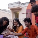 Deepika Venkatachalam Instagram – We’ve kickstarted Day1 🥺❤️🫶🏼 
Still feels surreal! 

Our Mehendi ceremony unfolded, surrounded by vibrant smiles of friends and family, followed by RVP’s fashionably late arrival. 🙈

But with his charming and infectious smile, he managed to compromise the delay, by being a chamathu pulla and helping me with my unmanageable mehendi outfit 🙈 
A beautiful outfit though! 

The event went by filled with laughters and smiles with friends and family filling their hands with henna, and grooving to our fav music by @sujana.anand__ and team who created a joyous aura in the air with their music. 

But it was when the lyrics of our close to heart tune, “Nitham Nitham nee odanja otta veika naa irupaen,” resonated in the air that tears of sheer happiness rolled down my cheeks, etching that moment deeply in my heart.

But amidst all the fun and laughter we had, do you know which moment holds the dearest place in my heart? It is when my Fiance fearlessly stepped in to break the stereotypes and decided to have his hand stained with henna. At the very right moment, I once again knew, I’m going to be with someone who cherishes and respects our beliefs beyond conventional boundaries. 🥹🫶
.
📸 @sakshi.ramakrishnan 
.
Mehendi @rajis_mehandi_makeup 
Outfit @jigarmaliofficial 
Stylist @stylingbysamiha 
Makeup @vishualizemua 
Hair @saisubha_hairstylist 
Jewellery @fineshinejewels 
Decor @vizhamedai 
Photography @wevaphotography 
.
#rnd