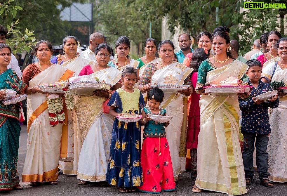 Deepika Venkatachalam Instagram - Giving our "Engagement Series" a quick end with an absolutely meaningful PHOTO DUMP! 💕 03.02.2023 - A day that will always be cherished with some fine moments that will be etched in our hearts for eternity. From the moment our parents brimmed with joy during the rituals to when our bridesmaids and groomsmen cheered us with so much laughter to moments before the groom's entry and the moment when my best friend and my little brothers held the kodai and panthal for us and to Dakshay’s and popsie’s charming cute entry to welcome us- I must admit god was enormously kind to bless us the way it was! 🧿 We wanted an intimate engagement with our closest circle of friends and family and it turned out exactly the way we prayed & hoped for. D hosting the first biggest event of her life and how not to colour code the entire event? 🙈When we put the invites to our people mentioning the colour code we were a tad bit unsure if people would actually give heed to it! Ahh I was moved on the day to see every single person walking in wearing white/beige! 🥹🤍 And then there was something else that made the day more memorable! Yes the venue! RBI Quarters, Besant Nagar- The same place where I was born & brought up. The place holds a tonnes of memories in my heart, a lot of good ones and a few traumatic ones that overshadowed the good ones. (If you know D, you know what trauma i get reminded of whenever I cross that place ) From when the engagement talks were on, Raja was the one who pushed me to fix on this venue & said "Inimey nee cross panra apo. Indha nalla memory varattum" 🥹 That was it. One of the best decisions of our engagement! 🤞 Throughout the day there were so many beautiful moments & we were a lil unsure if 100 people can be happy throughout an event but we witnessed it live that they can. A part of the hall was filled with my friends and family jamming and dancing to our fav songs, the other part with my bridesmaids looking at me with love, the other part with people having food and the other part with my friends taking selfies. That day! Looking back at it makes me teary eyed. A whole day of joy, fun, happiness & laughter! 🫶🏼 . #RnD .