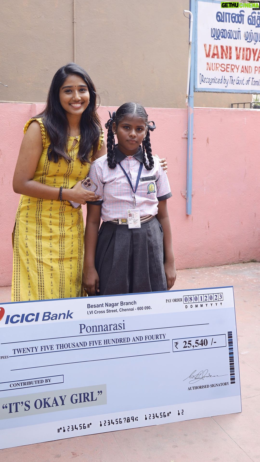 Deepika Venkatachalam Instagram - What influencing actually means to me..! 🥺 Good things come to you but it takes it’s own good time to come into your life like a breezy blessing!! It’s always said when you begin to give back to the society, happiness and goodness comes back into lives multifold times. This is it! “It’s Okay Girl” A Campaign that completely changed my thought process towards life as a whole. What we’ve all done for this little shining girl “ Ponnarasi “ towards her education and future is commendable. 🥹🙌🏼 So firstly, Kudos to each one who has been supportive through out the campaign. This isn’t possible without all the beautiful people who pitched in by sharing details about the campaign and by purchasing by t shirts. I’ve also wondered when all my posts regarding my personal life has received countless views and comments and thought why don’t these campaigns get the reach? I was wrong! You guys proved me wrong! I was taken back when I got to know we received about 25k through the t shirts! And like you all know, we did have a meet and greet to meet the little girl and handover the cheque and mainly to witness her smile ☺️❤️ I must admit it was overwhelming! A lot of our members came over to the place from various cities. The emotions that all of them shared there still remains in my heart and I’m sure it’ll remain forever ♾️ Everyone who came were so real, so open and so loving. It never felt like we were meeting for the first time. They all made me feel home !! 🥺 A kind of gesture that I never thought of. GRATEFULNESS HAS BEEN FILLED IN MY HEART TO FULLEST LEVEL & EYES WELLED UP TO SEE ENORMOUS LOVE FROM THIS IG FAM!!! ❤️❤️❤️ This is a journey of close to about 2 years that had a lot of trust, belief and hope building throughout out which I definitely wanted to let the world know and cherish the happiness along with us! ❤️ ( Spl thanks to @reddysameera @f2fmurali ) so #staytuned to know the whole damn story. 🧿 . #deepika #chennaiblogger #chennaiinfluencer #itsokaygirl #meetngreet #reelit #campaign