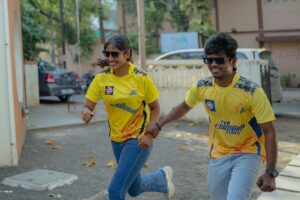 Deepika Venkatachalam Instagram - #RnDwedding Day 4 : “Whistle podu” 💛🥳
.

Who said weddings and traditions have to be always predictable?😌 Our special day took an exciting twist as we chose to #breakDstereotypes and conserve water by opting for a private screening of an IPL match instead of the traditional haldi ceremony. It was an unconventional choice that perfectly reflected our love for our team. 

Despite all our plans being confirmed, we got stuck in traffic and ran late to the much-anticipated private screening of the IPL match. As we anxiously made our way through the traffic, my mom couldn't contain her excitement any longer. She decided to watch the game online in the car, refusing to let a single moment slip away! 😂
With every six and four, her excitement grew, and she couldn't resist sharing updates with us, creating a unique blend of anticipation and laughter during our journey. Moms are the cutest laa?🥹 

As we reached the theatre, the whole place was already filled with excitement and cheer as we all came together to witness the magic of the game. Every cheer echoed through the room as each boundary and wicket took place, creating an unforgettable experience that will be etched in our hearts forever! 🥹

As a surprise wedding gift, CSK won the match and qualified to playoffs that day and gave us a memorable evening to cherish forever. 

We opted to go for this experience not only to break the societal norms but also to highlight the importance of making unique choices that resonates with who we truly are, and what matters to us! 

We are so grateful to have celebrated our love for CSK  in such a memorable and thrilling way🫶🏼
.
📸 @wevaphotography @sakshi.ramakrishnan 
.
#RnD