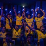 Deepika Venkatachalam Instagram – #RnDwedding Day 4 : “Whistle podu” 💛🥳
.

Who said weddings and traditions have to be always predictable?😌 Our special day took an exciting twist as we chose to #breakDstereotypes and conserve water by opting for a private screening of an IPL match instead of the traditional haldi ceremony. It was an unconventional choice that perfectly reflected our love for our team. 

Despite all our plans being confirmed, we got stuck in traffic and ran late to the much-anticipated private screening of the IPL match. As we anxiously made our way through the traffic, my mom couldn’t contain her excitement any longer. She decided to watch the game online in the car, refusing to let a single moment slip away! 😂
With every six and four, her excitement grew, and she couldn’t resist sharing updates with us, creating a unique blend of anticipation and laughter during our journey. Moms are the cutest laa?🥹 

As we reached the theatre, the whole place was already filled with excitement and cheer as we all came together to witness the magic of the game. Every cheer echoed through the room as each boundary and wicket took place, creating an unforgettable experience that will be etched in our hearts forever! 🥹

As a surprise wedding gift, CSK won the match and qualified to playoffs that day and gave us a memorable evening to cherish forever. 

We opted to go for this experience not only to break the societal norms but also to highlight the importance of making unique choices that resonates with who we truly are, and what matters to us! 

We are so grateful to have celebrated our love for CSK  in such a memorable and thrilling way🫶🏼
.
📸 @wevaphotography @sakshi.ramakrishnan 
.
#RnD