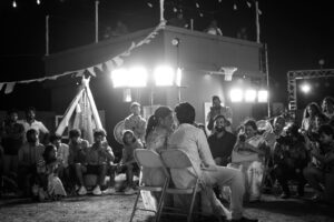Deepika Venkatachalam Instagram - Day 3: Sangeeth 💃🏾

An enchanting evening of love on the dance floor 🫶🏼

The magical evening started on a emotional note, when I decided to surprise him with an entry playing his favourite songs behind. As I went near him dancing to his fav songs, I witnessed him standing in Awww with tears of happiness welled up in his eyes. ( first time naa avana azha vechitten. Orey the achievement feels only 😂 ) That sight spoke a million emotions and all I wanted to do was to give him a tight squishyyy hug🥹

While the entire night holds precious memories for us, my heart swelled the moment he gracefully stepped onto the dance floor, captivating everyone's attention with his adorable performance. Tears welled up my eyes as I watched him, making me feel like a queen in front of our whole family and friends. In that moment, my entire world blurred, and he was the only one I could see 🙈

Amidst the heartfelt dance performances from our families and friends, we had planned our own special dance number. As we took the stage together, we forgot about everyone else and lost ourselves in the moment. It was in that very moment that our hearts knew this dance was the beginning of an eternal journey, where we would dance through the highs and lows, cherishing every moment spent hand in hand! 🥹🧿

An evening that will forever be close to our hearts - a celebration of love, laughter, and togetherness!❤️
.
📸 @sakshi.ramakrishnan 
.
Outfit @mayon_by_subhathracouture 
Make up @snehamnj 
Styling @stylingbysamiha 
Decor @vizhamedai 
Choreo @tdc.thedancersclub 
.
#RnD #RnDwedding