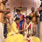 Deepika Venkatachalam Instagram – And then, this magic happened through the golden hour, amidst the sounds of our traditional nadaswaram and parai, with colourful ribbons flying all over us & the breeze causally hitting our faces! 

We knew we were being blessed by our favourite gods when we tied the knot whilst finding our homes in each other’s eyes! :’) 🫶🏼 

#RnD #RnDWedding 
#JustMarried #RVPxDeeps #OurFairyTale 
.
📸 @sakshi.ramakrishnan 
Decor @vizhamedai 
Makeup @snehamnj 
Styling @stylingbysamiha 
Jewellery @quillsspills