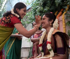 Deepika Venkatachalam Instagram - Day 2: Nalangu 🤍

I can't help but relive the magical moments of my Nalangu, feeling like a royal bride all over again.

As I stepped into the nalangu venue, my entire family was present, adorned with heartfelt smiles, welcoming me like a princess. Their positive aura filled the place with uplifting vibes.

Giggles and laughter began to flow as I sat there, embraced by my loving family.  Whether it be my mom shedding happy tears at the sight of me all dolled up, my akka beaming with sheer happiness, or every member of my family being extra careful with the sandhanam to simply not smudge my makeup, ( how cute and thoughtful 🥹 )my heart will forever hold onto these moments.

Amidst the joy and laughter, the unconditional love from my loved ones made me feel truly blessed. It was a day filled with love, laughter, and beautiful memories!!🥹🧿
.
📸 @sakshi.ramakrishnan 
.
Saree : @saaramati 
Decor : @vizhamedai 
Makeup : @vishualizemua 
Hair : @saisubha_hairstylist 
.

#RnD #RnDwedding