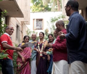 Deepika Venkatachalam Instagram - Day 2: Nalangu 🤍

I can't help but relive the magical moments of my Nalangu, feeling like a royal bride all over again.

As I stepped into the nalangu venue, my entire family was present, adorned with heartfelt smiles, welcoming me like a princess. Their positive aura filled the place with uplifting vibes.

Giggles and laughter began to flow as I sat there, embraced by my loving family.  Whether it be my mom shedding happy tears at the sight of me all dolled up, my akka beaming with sheer happiness, or every member of my family being extra careful with the sandhanam to simply not smudge my makeup, ( how cute and thoughtful 🥹 )my heart will forever hold onto these moments.

Amidst the joy and laughter, the unconditional love from my loved ones made me feel truly blessed. It was a day filled with love, laughter, and beautiful memories!!🥹🧿
.
📸 @sakshi.ramakrishnan 
.
Saree : @saaramati 
Decor : @vizhamedai 
Makeup : @vishualizemua 
Hair : @saisubha_hairstylist 
.

#RnD #RnDwedding
