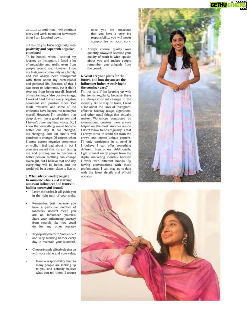 Deepika Venkatachalam Instagram - Check out the latest article on the charming and exquisite Deepika Venkatachalam, a social media influencer and actress mainly known for her tremendous work in Kanaa Kaanum Kaalangal and social campaigns like “CookforCovid” and “itsOkayGirl” in the May edition of the magazine!! #ProvokeLifestyle #provokemagazine #stayprovoked #chennai #instagood #instagram #instafashion #instadaily #movie #celebrity #trending #deepikavenkatachalam #influencer #model #actress #muser #may2023