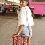 Deepika Venkatachalam Instagram – POV: A day in my life…(1/4)

One morning I had to decide to just take a stroll and travel through the city and look where I landed..!
“A bus stand” 📍🚎
A place where mass floating population walks in and out through any day. A whole surrounding where emotions run high for each one boarding a bus. 

I saw college goers with bags and dreams, office goers wearing ID cards and wondering about their day and many more people who had so much work to do in the day trying to board their bus. 
It took me a minute to realise I was definitely privileged where I could afford a cab if I really wish while there are a lot outside who wait for a bus even upon an emergency. 

I just took a minute to send some prayers, luck and love to all those eyes I met that day at the bus stand to reach their dreams, wishes and desires and smile throughout their lives. 🤍

Littlest of what we could do, right? 😍

Also, with summer 🌞 scorching the city I wanted to stay simple and wore a chic white shirt and a pair of well fitted jeans! 
Carried a pretty printed bag ( @zoukonline ) with me to put in everything from a phone to keys to wallet to literally every damn thing. These printed bags are something very Indian and carry an aesthetic with any kinda outfit! 💟
.
.
Yeah, I had another planned to visit elsewhere and stay tuned to know more! ➡️
.
📸 @keshu_hariharan @thatmadraskaran 
.
#deepika #chennaiblogger #chennaiinfluencer