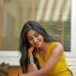 Deepika Venkatachalam Instagram - #DiwaliwithD (3/10)💛 Imagine wearing an outfit and feeling like a main character of a GVM movie in an instant! One such outfit is this yellow kurta set from @vastara_thelabel 💛✨ Everything about this outfit is just perfect from the smart V neck detailing to the hand woven buttas in the trousers. And the best part is the slits with cute tassels on both the side. Aaaaahhh!! 😍 ( swipe left to have a look. I’m double sure you’ll fall in love) This Kurta set reminded me of Nithya from NEPV and kept the styling in the same vibe with smoky eye makeup, jumkhas, stack of bangles and yesss the iconic nose pin 🙈 Trust me this will be a comfortable outfit to laze around after having a heavy lunch and visit friends in the evening. Your D personally love the whole look so much, but does my #instafam approve this look?💭 . 📸 @mukesh__dm 📍 @themayflowerchennai . #deepika #DiwaliwithD #chennaiinfluencer