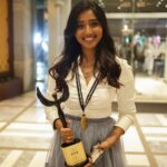 Deepika Venkatachalam Instagram - #GratefulandHumbled “Inspiring influencer of the year❤️🥺” Our 4th award after 4 beautiful and successful campaigns. But to be honest with you guys, it feels like this is the 1st award. An award that I'm holding when I'm at my happiest self. An award that I'm looking at with happiness in eyes, gratitude in heart and healed soul. An award that finally make me able to sink in every good moments in my life and appreciate the little and big things around me.❤️ I always believe this platform is a universe gifted boon to me and all our campaigns are just our gratitude service back to the universe. And these awards and recognitions are the rewards back from the universe again for putting our heart into everything we do. Love the whole cycle of giving and receiving love, because it looks like a healthy relationship between us and the universe. 🧿 hehe . ❤️ *Touchwood Along with a beautiful platform, the universe gave me a pack of like minded, kind, lovable, and supportive people, … yes ‘you’ . . to walk beside me through all the ups and downs. The love, the motivation, the support you give me virtually is what made me the person who I am today. Forever grateful and indebted to y'all not just for the virtual support, but for the love showered on me in person during every campaign, meet and greets or during any event or even when you see me anywhere in public. Deepika is not ‘D’ without y'all, and I would never think twice to owe you guys everything. This award doesn't belong only to me, it's OURS! We did it together!! Thanks to each one of you, for sticking around, motivating me to be my best self each passing day and taking me near to our goal step by step. I know the word ‘Thankyou’ will not suffice all that you guys have done for me, but know that I mean it from my heart and will forever be grateful for all the support and love. It's a promise that I will keep working harder everyday and prove it in action. Not just saadha promise, but pinky promise 🥹 ogaiii??🥹😚. . . Dolled up by @glambylucy_ak 📸 @keshu_hariharan . Spl thanks to @actorrizubhai_official for being a great support! . #deepika #chennaiinfluencer