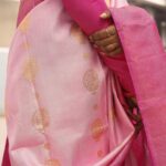 Deepika Venkatachalam Instagram – Sarees that makes you fall in  love at the first sight! Ft.  @aaranyasilks 💕

Tbh, I got this saree half hearted, but I fell in love with it, the minute I opened the package. ( Pictures can’t really do justice to this beauty, hence proved feels ) 

It’s a pure handloom silk saree with gold handwoven detailing butta work on the baby pink shade and koravai hand motif work in the dark pink shade border. 

This piece would be a great choice to wear it for engagement and reception parties. Classy, stylish, traditional and beautiful all at once❤️ 

The saree is so soft that it feels like a second skin. So Light weight, breezy and so so so comfortable, and the quality! Aaahhhhh!! I wish you all could touch & feel it in person. Trust me when I say, you can roam around in it all day long! 
Team #bridesmaids note pannunga dawww🌝

This beauty can be styled in so many ways, but we decided to go for the simple look with full sleeve blouse(D’s fav style🙈), bangles matching to the border shade and contrast pearl earring. 

Again special mention to @stitchhousesalem for stitching the blouse so beautifully that I can reuse it many times😍

I definitely looked at myself in the mirror more than three times, than usual. Not sure if its because of the saree or the flawless makeup that goes so well with it. What do you guys think?🥹💭
.
📸 @kanmaniphotography 
Dolled up by @chisellemakeupandhair & @saisubha_hairstylist 
.
#deepika #chennaiblogger #chennaiinfluencer #styling #sareestyling #weddingideas