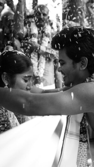 Deepika Venkatachalam Instagram - In my darkest hours, he was my guiding light, transforming my tears into endless smiles❤️

“என் வலி உணர்ந்தவன், வெளிச்சம் போல் வந்தவன்🥹
என்னை மாற்றி உலகிற்கு புதியதாய்
 தந்தவன் ❤️”

Making her smile has always been my utmost priority and unwavering dream, and, as we stood as husband and wife in the altar, I knew I’m going to keep up my promise forever.

“நித்தம் நித்தம் நீ ஒடஞ்சா ஒட்ட வைக்க நான் இருக்கேன்
கிட்ட வச்சு பாத்துக்கவே உயிர் வாழுரேண்டி”❤️

From bestfriends to standing together at the altar, life took an incredible leap, and as we stood there gazing into eachother’s eyes, we knew we had won the life’s greatest gift!

Sharing a glimpse of our big day, still feels surreal to us, and watching the emotional moments brings tears of happiness, even today! Hope each one of you can feel it too!!🥺❤️
.
#RnD 

Shot and edited by @wevaphotography 

Song sung by @prasanna_adhisesha @maanasi.k 

Lyrics @samyu.mohan 
Music recomposed by @santhosh_kumaresan13 
Mix and Mastering : @cedric_sherwin_ 
Managed by @raddy37 
Copyrights @wunderbarfilms @divomusicofficial 

Decor @vizhamedai 

Wedding styling @stylingbysamiha 
Makeup @snehamnj 
Jewellery @quillsspills 
Saree @saaramati 
Blouse @mayon_by_subhathracouture 
Cover picture @sakshi.ramakrishnan
