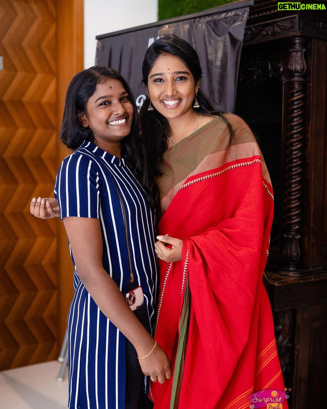 Deepika Venkatachalam Instagram - (2/2) Fan ? Nope. #SisterFam Didn't I say there was a third world that absolutely made my birthday more magical ?! ๐ฅบ My birthdays are always surrounded with people as far as I remember and I've always been brimming with joy but when 2022 started off on a low and I had people walking out of my life & the constant fear of how life would turn up & how this year's birthday would be spent alone locking my doors creeped into my mind and the unknown fear of meeting people or being judged was hard to break. December came and for the first time I wasn't looking forward to spend my birthday at all. But to my surprise, my family and friends took so much time and effort to bring out that smile in me and ensured I had the best birthday than ever before. But what really stole my heart was a girl ( kavi ) from this IG FAM who came over from a different place to surprise me along with @surprise_machi โค๏ธ She was there on the day to wish me and give me a hug that spoke a million emotions. Yes, she was the third world (My #SisterFam from here, the community we've all built together) I was taken aback & surprised when her emotions spoke only in tears!!! I mean who does soo much for an Instagram Influencer? ๐ฅบ๐ Sometimes you find love from such unknown people in a way that it is so powerful enough to keep you motivated and strong to sail through anything that comes you way! I'm a huge sucker for love like this & still remember during an award show, a random girl ( Sri ) came over to hug me and shed tears mentioning she was happy to see me. I really have no words to convey my joy to people like these girls who are so full of love and happiness that they are willing to spread to the world around!! I don't think I had a better birthday surprise than this, ever. All of the ones before were from people who were a part of my everyday and whom I knew would do anything under the sky to keep me happy. But this was special & will forever be special ๐ There was cafe exclusively designed for me with all elements from my life. Honestly super stoked to receive a kind of love this year that I will keep looking back and keep treasuring until forever. Love, D ๐ธ @whatthefahad