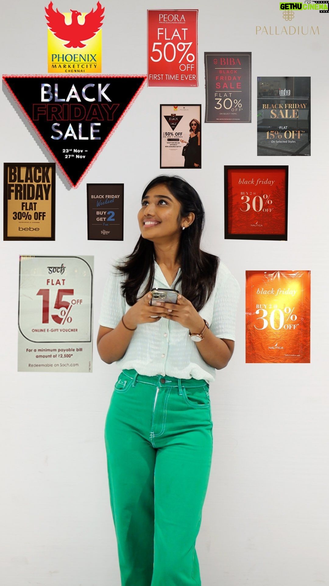 Deepika Venkatachalam Instagram - SALE SALE SALE 💣Year end weekend.. Black Friday sale..🔥 I don’t find any reason to stay home but to just hit the 📍Phoenix MarketCity @phoenixmarketcitychennai and rush around to find upto 50% offer at all stores. 😍 I’m sure to buy so so many things for my whole family and friends during this sale at all the best stores. But remember the sale is until 27th November 2022 only !!!!! ‼️ . . 📹 & ✂️ @keshu_hariharan @thatmadraskaran . #deepika #chennaiblogger #chennaiinfluencer #contentcreator #blackfriday #phoenixmarketcity #sale