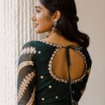 Deepika Venkatachalam Instagram – D’s YearEnd Reco! 😍 @vkfashion2018 

Year ends are always filled with parties, events, friends get togethers and many more festivities. Oh yes, year end personally special to me (My bday falls during the year end, hehehe) 😃
So I look for some of the best stores and outlets to pick up wardrobe clothes that I’d use through out the next year. 

One such amazing pick! – A cozy green georgette top sequins work over the sleeves and body paired along with a mild semi silk skirt in a pleasant yellow shade. Those knots added some extra beauty to the dress and they promised to more customisations in future in the way we’d love it. 

It’s priced between 3999-4299 depending on what all we’d like to customise in the outfit and I’m sure this will make way into many more events and occasions in D’s everyday life! 😍
.
.
📸 @keshu_hariharan 
.
#deepika #chennaiblogger #chennaiinfluencer #outfits #christmaslaunch