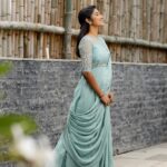 Deepika Venkatachalam Instagram - #DiwaliwithD 2022!! 💕 Yes, finally I've curated something interesting for all you girls! I know I couldn't do more like the years before but something from my heart, with love! ❤️ I personally scouted for outfits that I can show this Diwali and honestly stumbled upon this beautiful pastel green dress from @vkfashion2018 💕. They call it their Signature Outfit and I am sure it's true to the same. So gorgeous & so pretty. They already had a model for the dress yet I loved it so much that I really wanted to try and show you girls. It's an elegant handwork draped maxi. The entire set is pre pleated and stitched so perfectly that you just got to wear it in one go. Well, the model is shown wearing a hip belt while I chose to opt it out for D's touch and it still carried the same beauty. It's a simple colour with grandeur work on the top that gives an aesthetic look to the whole outfit! Should be perfect for your pre Diwali party. What I loved the most was it's comfort and breezy feel. I'm a pastel lover but you can choose your choice of colour and get it customised. 😍 A definite must have piece of outfit for this Diwali! 💭 . 📸 @thatmadraskaran . #deepika #chennaiblogger #chennaiinfluencer #stylewithdeepu #styling