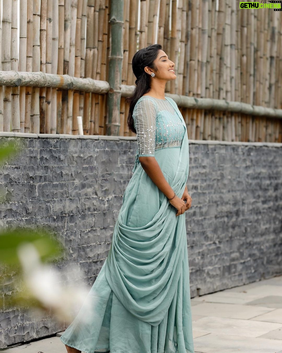 Deepika Venkatachalam Instagram - #DiwaliwithD 2022!! π Yes, finally I've curated something interesting for all you girls! I know I couldn't do more like the years before but something from my heart, with love! β€οΈ I personally scouted for outfits that I can show this Diwali and honestly stumbled upon this beautiful pastel green dress from @vkfashion2018 π. They call it their Signature Outfit and I am sure it's true to the same. So gorgeous & so pretty. They already had a model for the dress yet I loved it so much that I really wanted to try and show you girls. It's an elegant handwork draped maxi. The entire set is pre pleated and stitched so perfectly that you just got to wear it in one go. Well, the model is shown wearing a hip belt while I chose to opt it out for D's touch and it still carried the same beauty. It's a simple colour with grandeur work on the top that gives an aesthetic look to the whole outfit! Should be perfect for your pre Diwali party. What I loved the most was it's comfort and breezy feel. I'm a pastel lover but you can choose your choice of colour and get it customised. π A definite must have piece of outfit for this Diwali! π . πΈ @thatmadraskaran . #deepika #chennaiblogger #chennaiinfluencer #stylewithdeepu #styling
