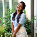 Deepika Venkatachalam Instagram – One of Deepu’s personal favourite outfit that was such a well fit into Abi’s wardrobe! Ft @thehazelavenue 💙

I absolutely loved this outfit so much at first sight itself. 
I somehow love this powder blue colour off late and been adding more outfits in this shade. 

A solid round neck top with comfortable sleeves! 
Paired it with a multi shaded pleated skirt, just to totally look like an ice cream in real. 🍦😂 

I’ve been feeling like I’m really in school wearing this outfit and it definitely had to take a place into Abi’s wardrobe collection. 

Any guesses as to where I wore this dress in #kanakaanumkaalangal ? 💭.
.
📸 @arunsmagy 
.
#deepika #abi #kanakaanumkaalangal #stylewithdeepu #chennaiblogger #chennaiinfluencer #pleatedskirt #styling
