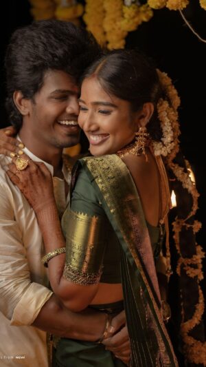 Deepika Venkatachalam Instagram - “It has to be all தமிழ் vibe for the தமிழ் version” ❤️

One special thing about our wedding is that we have zero regrets about the way we hosted our events. From A to Z, everything fell into place just the way we wanted🫶🏼🧿

However, @discoveryplusin didn’t leave us feeling happy for long. They released a masterpiece right after our wedding, and we felt like we missed out. 🙃
If the song had been released before our wedding, we would have definitely included it in one of our bridal entries, because that is how much we love this song from the moment we heard it. A petition to make this song the official choice for all Tamil wedding bridal entries! 😌 Hehe.

‘Sajna’ 🎶 is dominating the Bollywood industry and now it’s time for us to celebrate its Tamil version.

Are there any soon-to-be brides in our #instafam? Play this song for your bridal entry, feel like the main character, and thank us later for the recommendation 😌.

#KannaEnuyirkanna #sajnaintamil #sayyestothedress 

#Badshah  #mmmanasi #AdityaDev #trending 
#RnD #RnDwedding 

🎥 - @keshu_hariharan