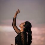 Deepika Venkatachalam Instagram – Black Saree – A Timeless Classic🖤 ft @bespoke.dhishya ✨

The moment I came to know that we were nominated for the She Awards, I knew I should look great on the day, no matter if we won the black lady or not. The first person I called was Pavi @artra_styling , (she was the one who did our engagement styling) and when I told her about the award nominations she was more excited than us and was in full swing to make me look my best on our big day. 

Pavi suggested a black saree look to keep the simple and ethnic girl-next-door vibe ON and to match the aesthetic of the award- the black lady. We were searching for a lot of options and the one look that grabbed our attention in an instant and made us head over heels in love was this black sequin saree from  @bespoke.dhishya 🖤 It looked perfect for an award show and I’m sure I’d restyle it for my cousin’s or friend’s reception too. ( Receptions and Black! Hehe. 🙈 iykyk) For the blouse we decided to go classic with full sleeves and a boat neck and team @d.sign.d were sweet enough to do it in the last minute for us with full embroidery and perfectly delivered it in no time. 101 reasons why I go back to them, again and again ✅

To keep the attention on the saree, Pavi suggested only a white stoned flower motif designed ring and earring from @aaranyarentaljewellery and it was just perfect! 💎

We wanted to keep the makeup & hairdo minimum and @athmika_makeupstories  gave a subtle look just like how I wanted and @priyaprabu_artistry did a super cute ponytail that elevated the whole look beautifully. When I stepped out of my room all dolled up, Amma was so stunned looking at me and loved the whole look. Enna thaan veliya 1000 peru sonnalum, Amma solra “Azhagaa irukaa dii” is always special laa?🥹

We quickaahh went to the terrace and clicked some beautiful pictures before we went to the event. And that night we were back home with the Black Lady on our hands. Always grateful for that night and the love I received 🖤

But now looking at the pictures makes me think this would be a classy look for a Diwali evening party. 🔥 #DiwaliwithD (8/10) What say guys?🌝
.
📸 @mukesh__dm 
.
#deepika #diwaliwithD #chennaiinfluencer