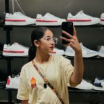 Deshna Dugad Instagram - If i ever let my Head down , It will to be Admire Shoes 👟😏 . . #deshna #deshnadugad #sneakers