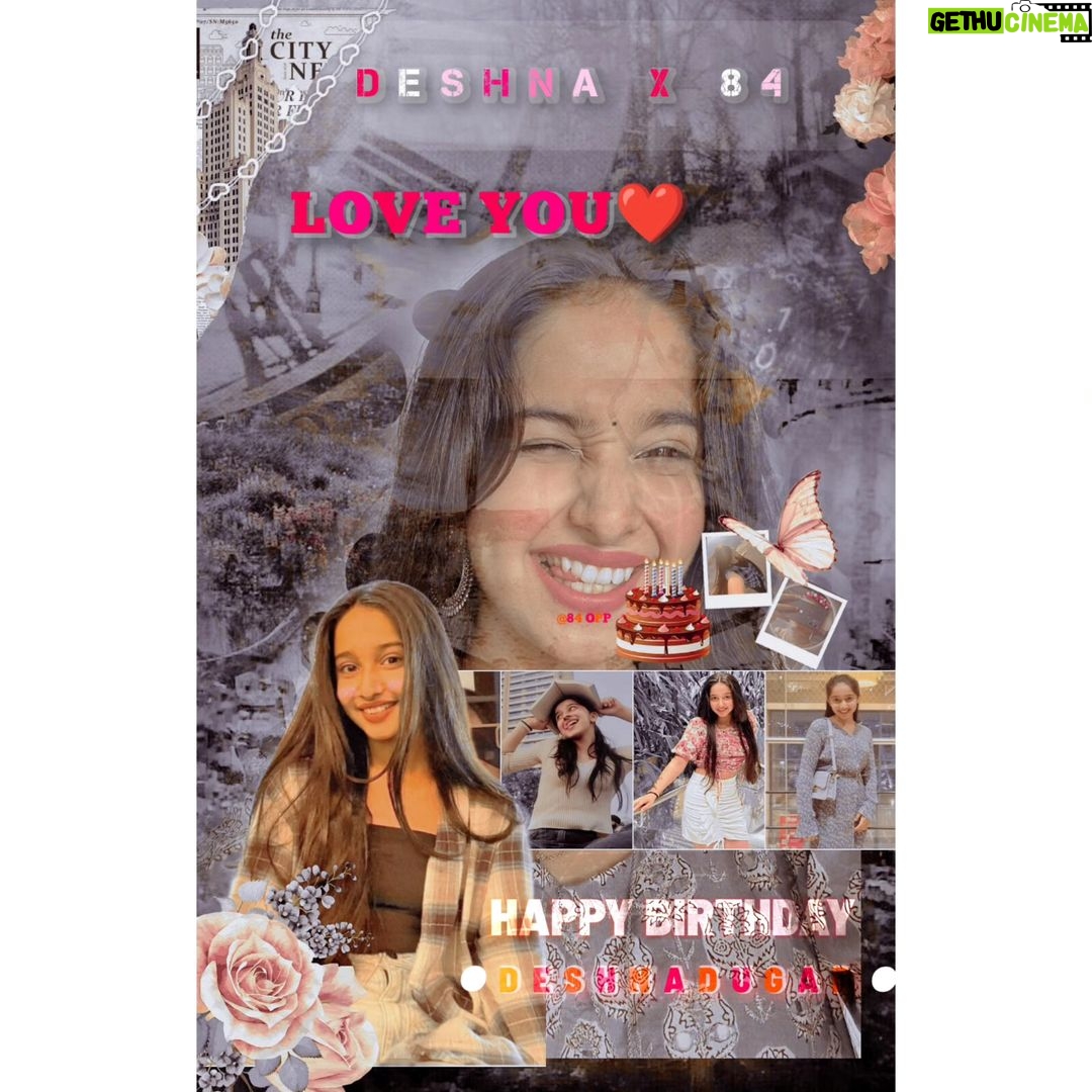 Deshna Dugad Instagram - A very happy birthday my β€οΈπ₯Ίπ«Ά(Your β€+Reshare) ββββββΒ°ββ’Β°:π:Β°β’βΒ°ββββββ β’ππ
³π:- @deshnadugad5 β’π»ππ»ππ½πΆπΏπ²π± π―π :- @deshnadugad5 ββββββΒ°ββ’Β°:π:Β°β’βΒ°ββββββ β’Follow For More β’Don't Copy and Don't Steal β’If you recreate Give proper credit -------------------::π§Ί::---------------------- ignore hashtags ~ . #deshnadugadπ #deshnadugad #explorepage #trendingnow #hindisongs #inspirationalquotes #reelkrofeelkro #fypγ·β€οΈπβ€οΈ #deshna #rj_vikas84 #sabtv #pushpaimpossible #background