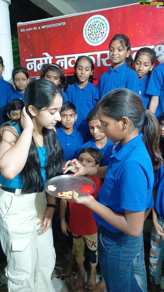Deshna Dugad Instagram - Happy Birthday to the beautiful and talented child artist DESHNA DUGAD. She has been starred in Bollywood movies like Thugs of Hindostan, Tv Ads and is currently seen in a daily soap being telecasted on SAB TV 'PUSHPA IMPOSSIBLE'. She was also seen shooting for her show in her school The Omni School, Indore. We are grateful that you made out time to celebrate your special day between the namo kids, we wish you the best❤️✨ #deshnadugad #childartist #childactor #pushpaimpossible #sabtv #india #indore Indore, India