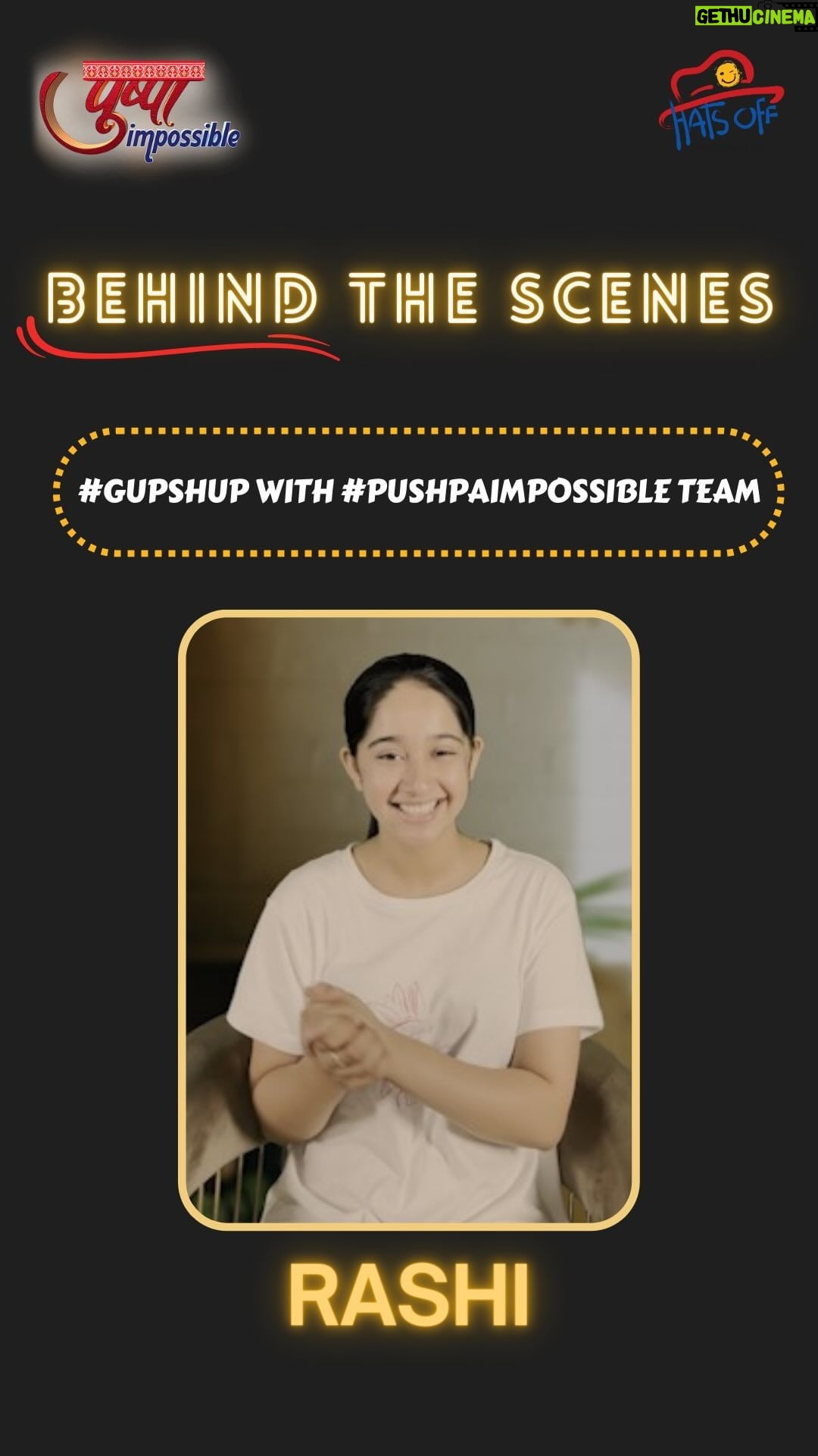 Deshna Dugad Instagram - #PushpaKeKisse Secret se bhare in questions me, Har jawab par hai ek alag twist! Catch the stars of #PushpaImpossible talking about kuch #AndekheKisse Janiye unka anubhav aur unke 1 saal ka safar #RashiKiZubaani #Hatsoffproduction #sonysab #PushpaImpossible #PushpakeKisse #PushpaKeJawab #PushpaAchievements #PushpaStories #Sabtv #Drama #Stars #AndekheKisse
