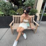 Dhanashree Verma Instagram – As sweet as Butterscotch in the streets of NYC 🧈✨🫧 New York City