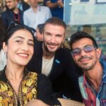 Dhanashree Verma Instagram - Truly blessed 🤍 Captured a moment with Beckham, reminding us: dreams fuel greatness. 🌟⚽️