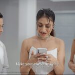 Dhanashree Verma Instagram - #Sponsored  Unlocking the adventures of white world one at a time with @gulati06 & @anuvjain Take a look and get ready to make your awesome white with #GalaxyA54 5G #MakeYourAwesomeWhite #AwesomeGalaxyA #Samsung @samsungindia