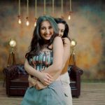 Dhvani Bhanushali Instagram - Naina Milaike with the cutest @dhvanibhanushali22 💕 Always fun dancing with you 😍 Choreography by my fav @rajitdev Thank you for the help @manan.s Shot by @gaurav_visuals HMU @simarrbhasin