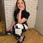 Dhvani Bhanushali Instagram - Make it pop like your eyeliner chicas Top @zara Pants @risingamong Earrings @hcraftjewellery Neckpiece @mozaati Rings @mozaati and @hcraftjewellery Shoes @hm Styling @shreejarajgopal