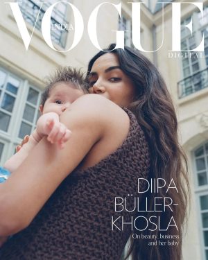 Diipa Khosla Instagram - It comes full circle with @vogueindia. 🤎

The first Vogue cover was back in 2021 when @indewild was born (along with my Dua) and we launched in US, UK & Canada. Then for our India launch @vogueindia was again first to break the news with their exclusive story. 🇮🇳🙏🏽

Thank you to the Vogue team for your endless support to the creative Indian & Global Desi community. 

Special s/o to @meghakapoor @mjadhwani & @kamathakanksha for the love & @ridburman for the photography 🤎🥰