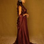 Diipa Khosla Instagram - Turned into a Desi Elf for @bof x @beautyandyouawards x @niv_elc 🧝‍♀️🤎 Credits: Custom made look by @ekayabanaras @palakshah Jewels @amrapalijewels Shot by @mourya HMU by @rakshandairanimakeupandhair Beauty Assist @fauziya_glamup Location @wedostudio.mumbai Mumbai, Maharashtra