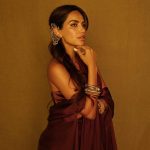 Diipa Khosla Instagram - Turned into a Desi Elf for @bof x @beautyandyouawards x @niv_elc 🧝‍♀️🤎 Credits: Custom made look by @ekayabanaras @palakshah Jewels @amrapalijewels Shot by @mourya HMU by @rakshandairanimakeupandhair Beauty Assist @fauziya_glamup Location @wedostudio.mumbai Mumbai, Maharashtra
