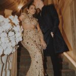Diipa Khosla Instagram - All That Glitters Diwali Ball, NYC Oct 2023 ✨ Thank you to the hosts @humaabedin @anjula_acharia @belabaj @sarita__choudhury @anitachatterbox @prabalgurung @rupikaur_ @indranooyi @rohanaza @falgunipeacock @shanepeacock @jaysean @versharma @priyadeluxe for having Oleg & I And for throwing the most fabulous Diwali party I’ve had outside of India! 💥✨The love and sense of community in the room was palpable ❤️❤️❤️ - Wearing this one of a kind insane dress by @falgunishanepeacockindia Bangles @amrapalijewels Earrings @mesamies.atelier Shoes @louboutinworld Makeup @michellecsbeauty @charlottetilbury Photography @krimesh @crossover_studios On Oleg @kunalrawal kurta & @falgunishanepeacockindia sherwani Pierre Hotel Manhattan