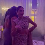 Diipa Khosla Instagram - All That Glitters Diwali Ball, NYC Oct 2023 ✨ Thank you to the hosts @humaabedin @anjula_acharia @belabaj @sarita__choudhury @anitachatterbox @prabalgurung @rupikaur_ @indranooyi @rohanaza @falgunipeacock @shanepeacock @jaysean @versharma @priyadeluxe for having Oleg & I And for throwing the most fabulous Diwali party I’ve had outside of India! 💥✨The love and sense of community in the room was palpable ❤️❤️❤️ - Wearing this one of a kind insane dress by @falgunishanepeacockindia Bangles @amrapalijewels Earrings @mesamies.atelier Shoes @louboutinworld Makeup @michellecsbeauty @charlottetilbury Photography @krimesh @crossover_studios On Oleg @kunalrawal kurta & @falgunishanepeacockindia sherwani Pierre Hotel Manhattan
